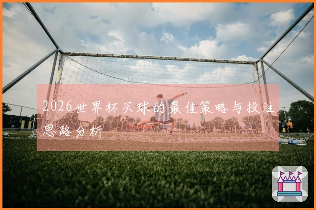 2026世界杯买球的最佳策略与投注思路分析